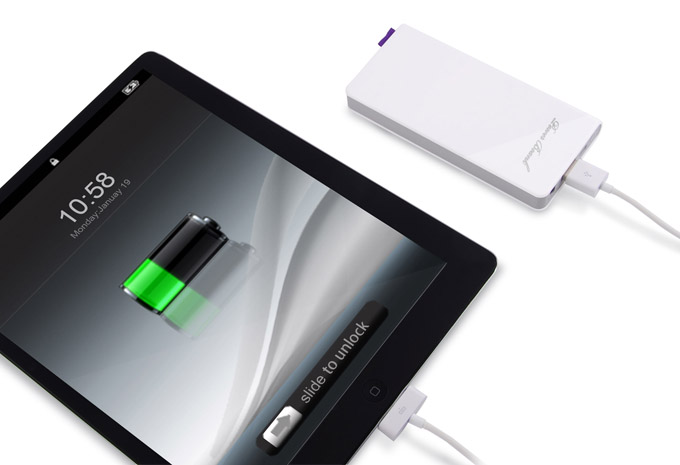 slim power bank charging ipad